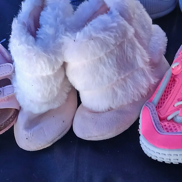 Pink Heart Pattern Kids Sandals - Picture 6 of 6